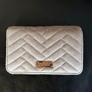 Bebe Velvet Evening Clutch NWOT
